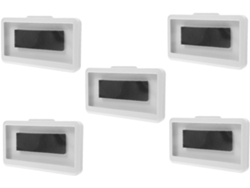 Soporte Giratorio Impermeable De Pared De 5 Piezas Para Teléfonos Móviles Con Pantalla Táctil - Fácil Instalación