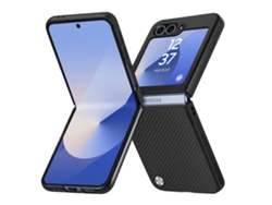 X-level Funda Para Galaxy Z Flip 6 Acabado Silicona Antiarañazos Tacto Suave Negro