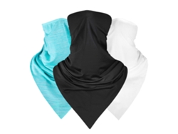 3 Pañuelos Triangulares De Seda, Mascarilla Facial Fresca Para El Verano, Protección Uv, Mascarilla Transpirable Para Ciclismo.