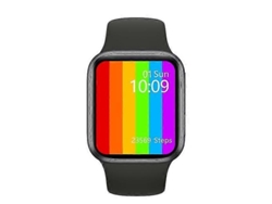 Reloj inteligente para mujer Serie 6 con pantalla completa de 1,75/1,58 pulgadas y Bluetooth Ly Ebike (negro)