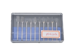 10 cabezales de lijado de acero de tungsteno para accesorios de mandril Dremel de 1/8'' para madera, metal y mármol.