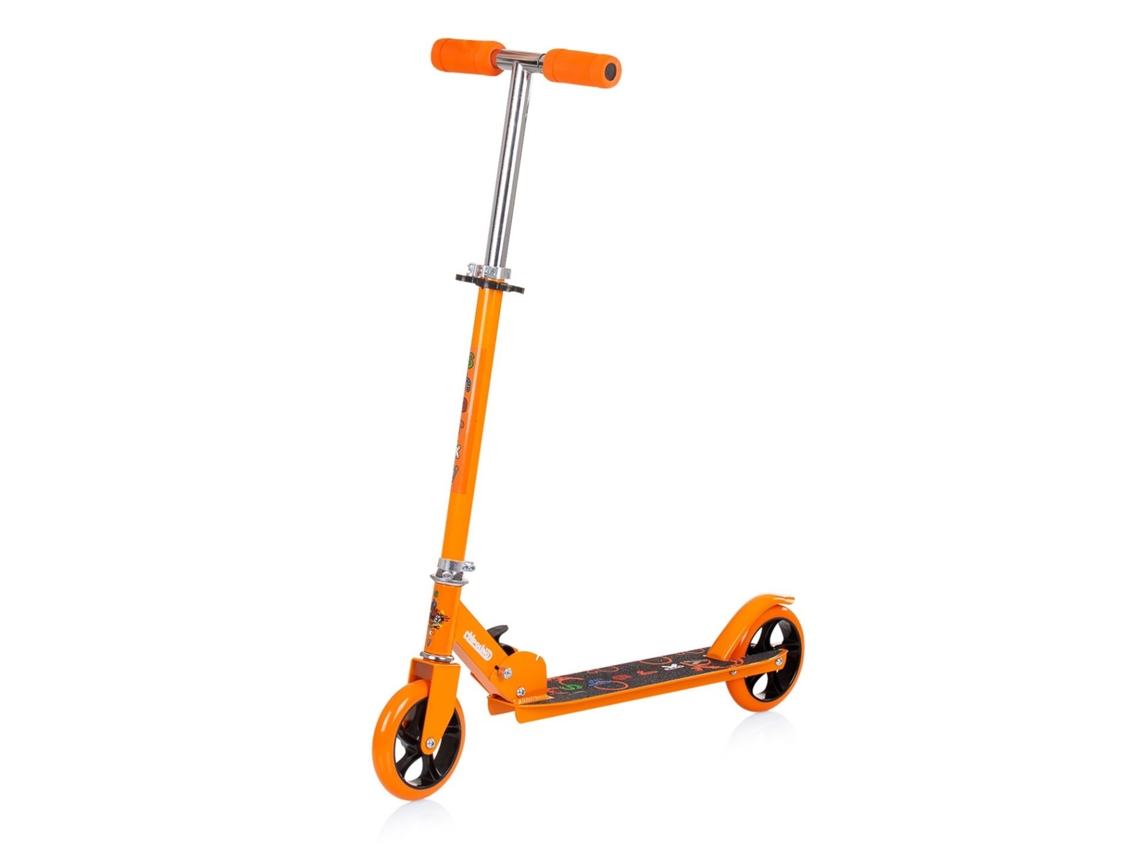 Patinete infantil SHARKY hasta 100 Kg plegable orange CHIPOLINO