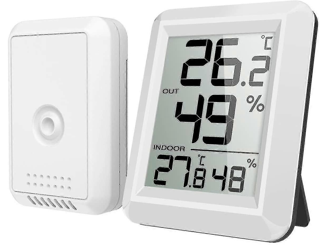 Termómetro e higrómetro para interiores y exteriores con frecuencia GOKOCO