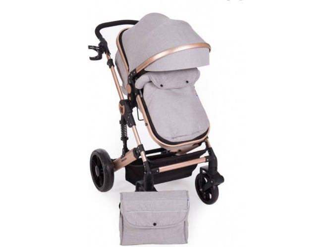 Carrito de Bebé Trio KIKKA BOO Darling 3 In 1 Tranformable Gris
