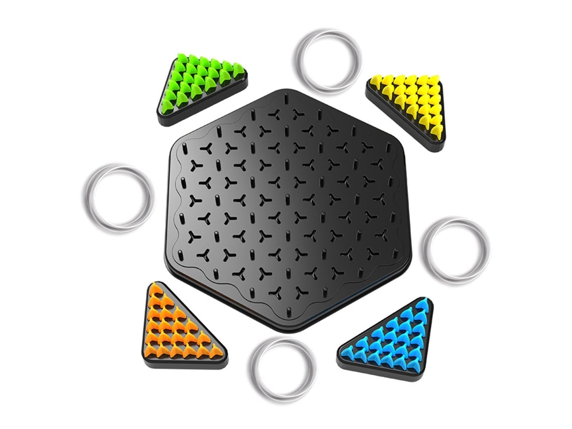 Juego De Mesa Triggle Con Gomas Elásticas Para Reuniones Familiares: ¡ejercita La Coordinación Mano-ojo!