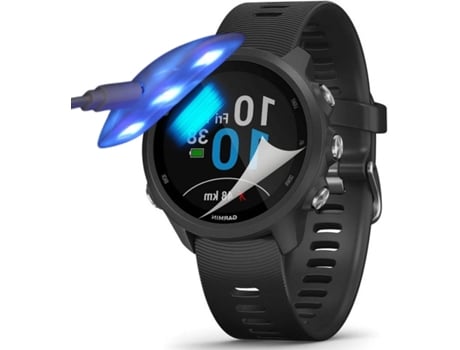 Kit de 4 Protectores de Pantalla Hidrogel para Garmin Forerunner 245 Music Flexshield con Lámpara UV
