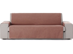 Funda de Sofá 4 Plazas EYSA Prática Premium Valeria Tejido Elástico (190 x 80 x 220 cm - Poliéster y Algodón - Teja)