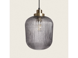 LEDKIA Lámpara Colgante Metal y Cristal Windsor Dorado