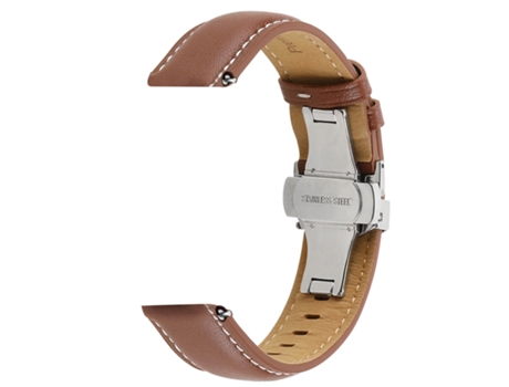 Correa Samsung Galaxy Watch 5 / 5 Pro / 4 Cuero Cierre mariposa Camel AVIZAR