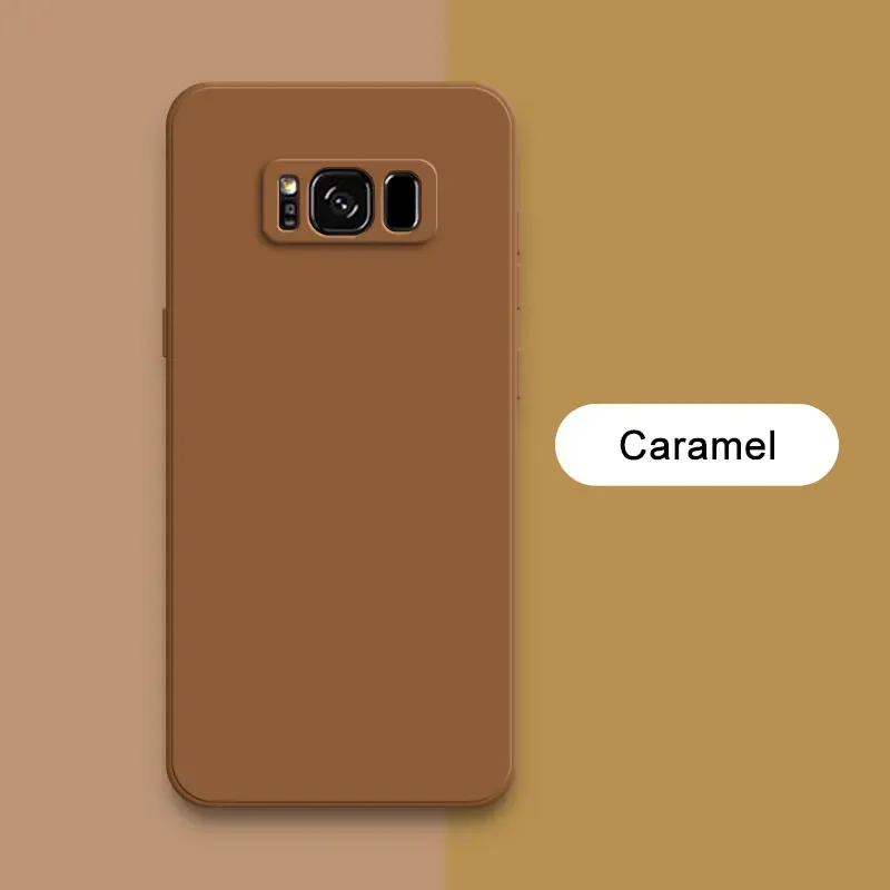(samsung Note 10, Caramelo) Funda De Silicona Líquida Para Teléfono Samsung, Cubierta Trasera Suave Y A Prueba De Golpes.
