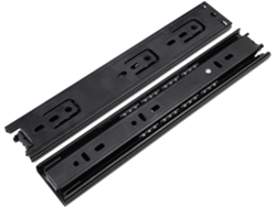 Cajón De 18 Cajones Con Tres Secciones Deslizantes, Mueble Negro, Modelo Estándar, Herrajes.