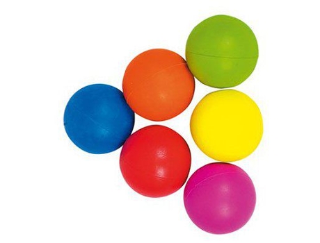 Bolas para Perros NAYECO (7,5 cm - Goma - Multicolor)