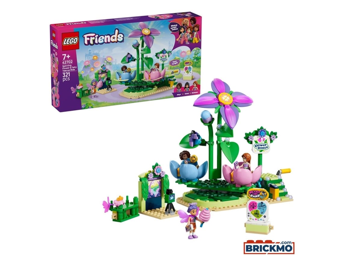 Lego Friends 42702 Tazas Locas: Flores Y Hadas 42702