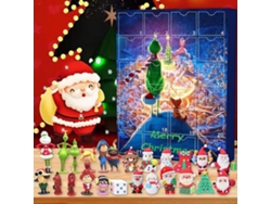 Calendario de Adviento 2023 con juguetes al azar, calendario de cuenta regresiva para los 24 días de Navidad/Día de Todos los Santos, caja sorpresa, idea de regalo