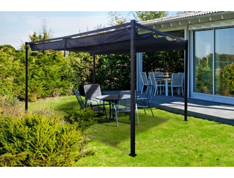 Pérgola/Cenador autoportante NOOSA 400S300 Gris antracita