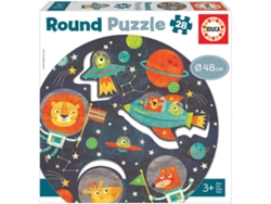 Puzzle EDUCA Round Puzzle 28 Piezas El Espacio (Edad Mínima: 3 Años - 28 Piezas)