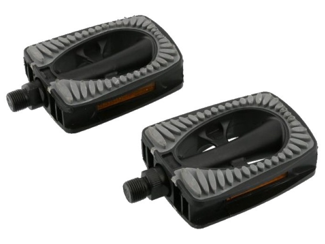 Pedals set Metropool Comfort 9/16 inch gray / black SIMSON
