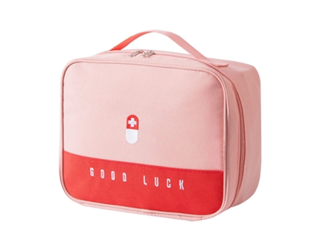 ELKUAIE Bolsa de medicina portátil para exteriores, bolsa de medicina portátil de gran capacidad, bolsa de medicina de tela para el hogar