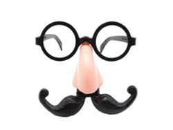 Ats-gafas De Payaso Divertidas Con Nariz Grande Y Barba Para Disfraces De Halloween Accesorios De Disfraz