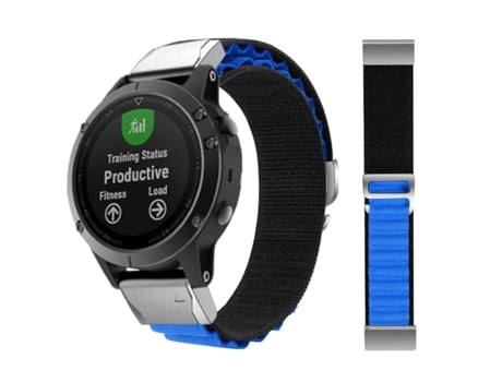 Correa Loop Alpine para Garmin Forerunner 935 Negro y Azul