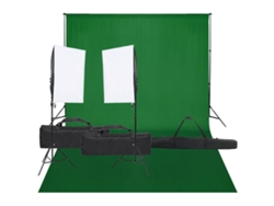 Kit de Estudio Fotográfico con Conjunto de Iluminación y Fondo, 1 Pieza