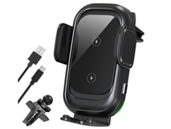 Cargador Inalambrico Auto Fast Para Samsung Yizhood Negro