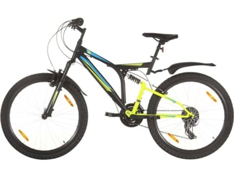 Bicicleta De Montaña vidaxl negro 21 velocidades 49 26