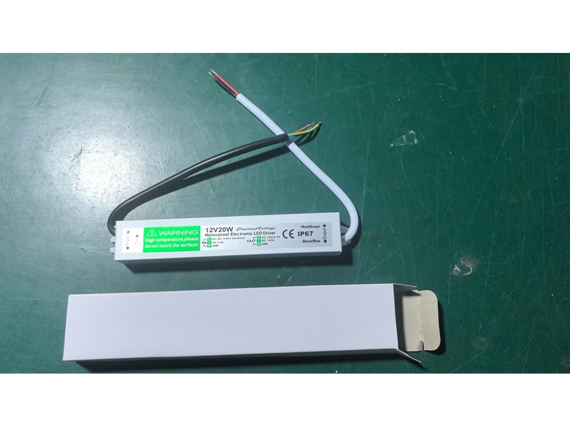 Transformador Convertidor De Fuente De Alimentación Led Impermeable Ip67 De 24 V Y 10 W Para Tiras Led De Exterior