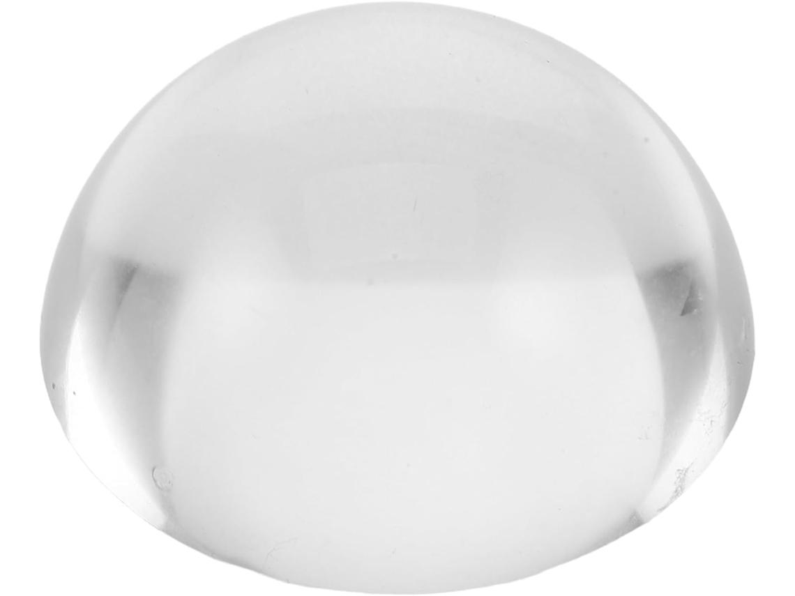 Hemisferio De Bola Cristal Transparente 6 Cm, Adorno Con Lupa Para El Hogar