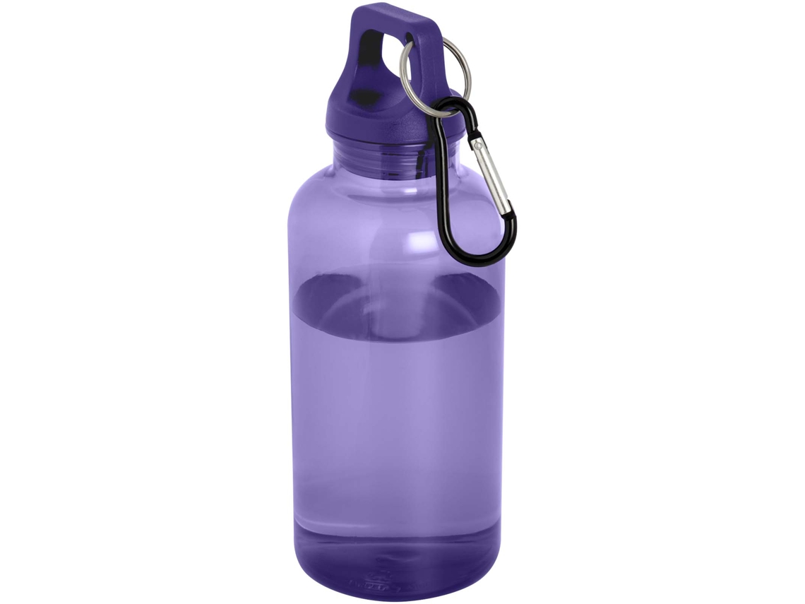 Bidón De 400 Ml De Plástico Reciclado Con Mosquetón Y Certificación Rcs "oregon"