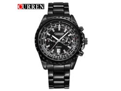 Reloj casual para hombre de acero inoxidable, con movimiento de cuarzo y brazalete de acero. MDUG