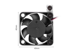 Disipador De Calor Con Sensor Térmico Para Motor De Coche Rc 4268 4274 Ventilador De Refrigeración De Aluminio Cnc