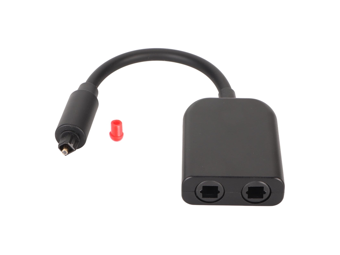 Divisor Óptico De 1 Entrada Y 2 Salidas, Convertidor De Audio De Fibra Óptica Macho A Hembra, 6 Núcleos Para Ps3, Xbox One S, Cd Y Dvd.