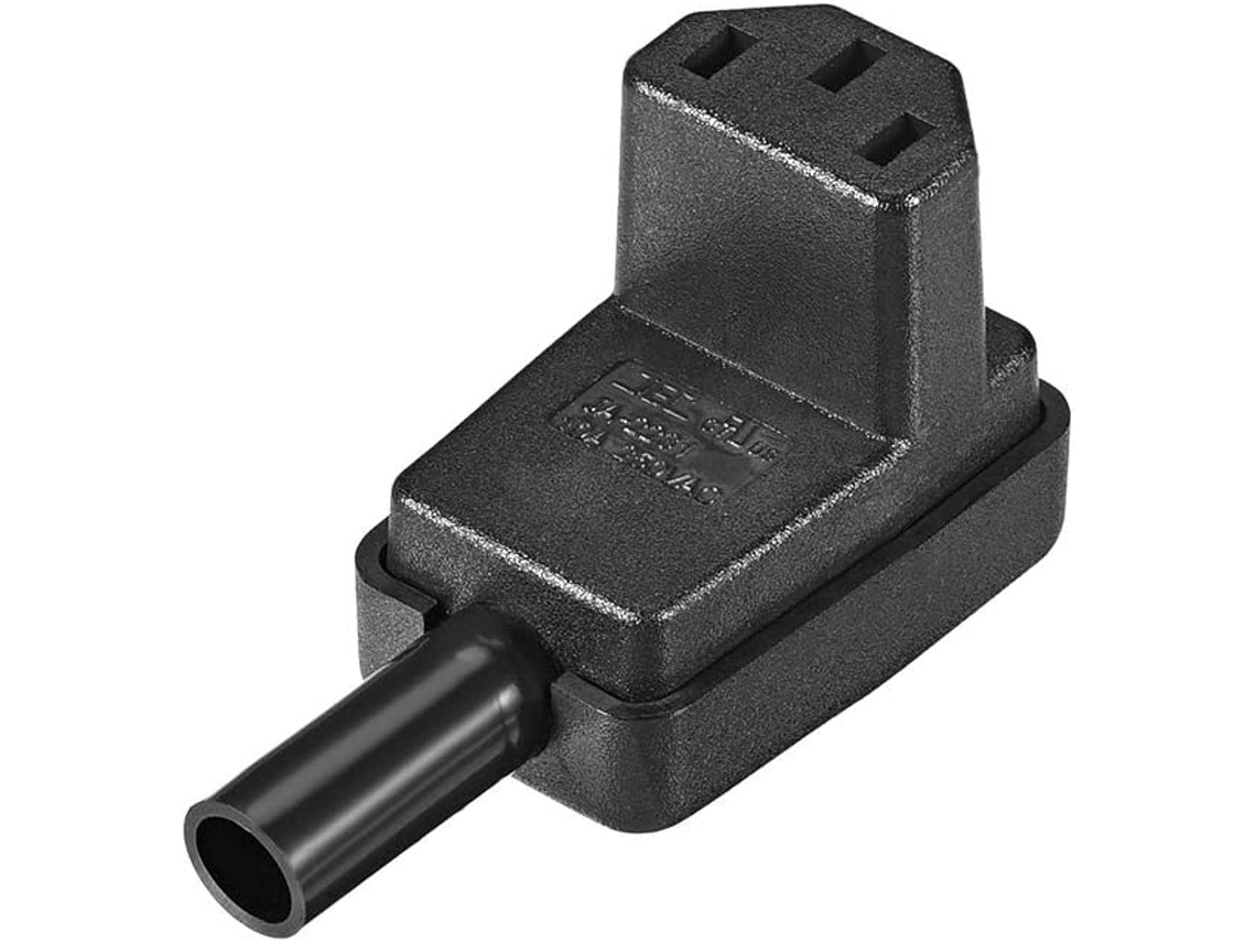 Enchufe De 110-250 V Ca 10 A, Adaptador De Iec320 C13, De Ángulo Recto