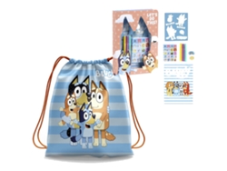 Conjunto de cuaderno y mochila escolar Bluey