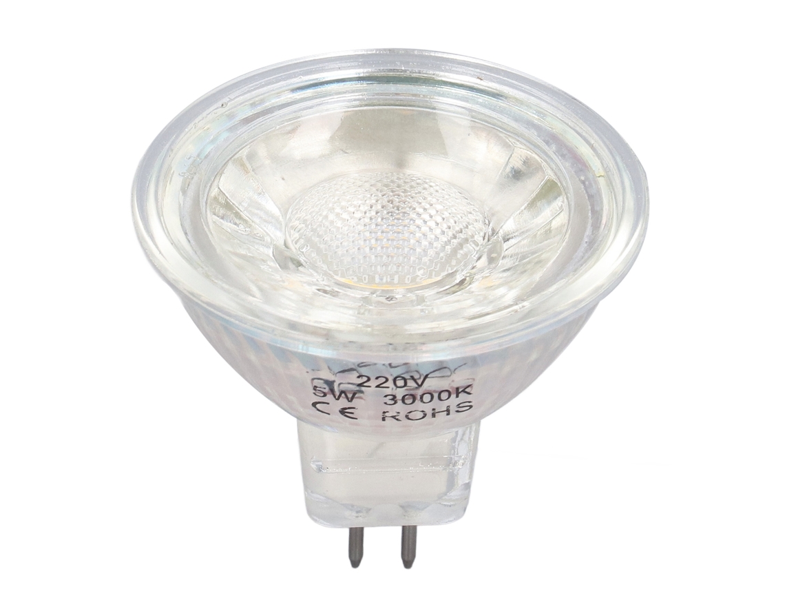 2026-bombilla Led Cob Mr16 5w Regulable Foco Para Dormitorio Salón 220v Vidrio