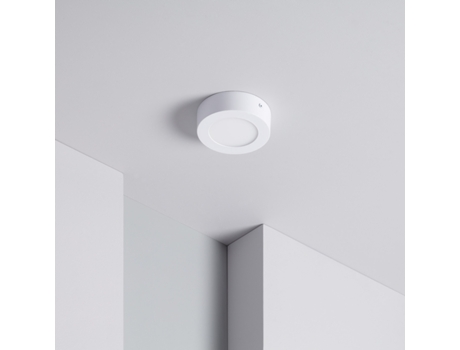 Plafón LED 6W Circular SwitchCCT Seleccionable Ø120 mm Regulación Compatible con Mando RF V2