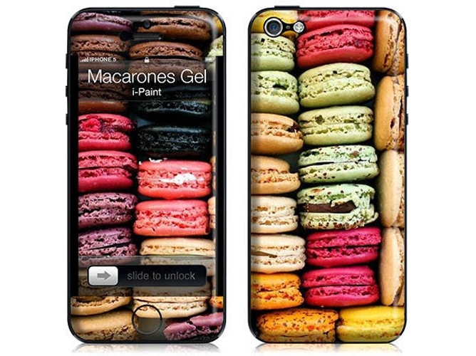 Funda iPhone 5 I-PAINT Macarones Gel Multicolor