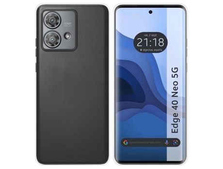Funda Gel para Motorola Edge 40 Neo 5G TUMUNDOSMARTPHONE Transparente
