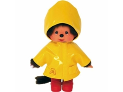 Peluche BANDAI NAMCO Monchhichi Iconic Raincoat 20 cm Amarillo (Tam.: 20 cm)