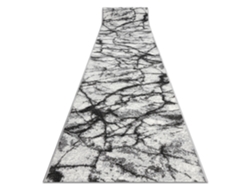 Alfombra de Pasillo Bcf Morad Mármol Gris 120 cm