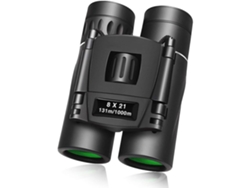 Binoculares compactos 8x21, pequeños y ligeros, ideales para niños, ideales para observación de aves, safaris y deportes, de USHION.