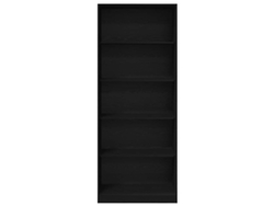 Armario Roble Negro 80x50x200 cm Madera Procesada MAISON EXCLUSIVE