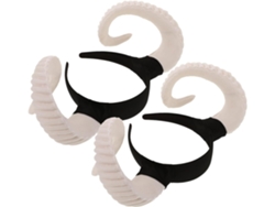 2pièces Serre-tête Cornes De Mouton Sy Diadema Cosplay Agneau Accessoire Halloween Cabello Coiffe