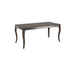 Mesa de Comedor ITAMOBY Olanda Iron (90x180/284 - Paneles de Melamina - Nogal)