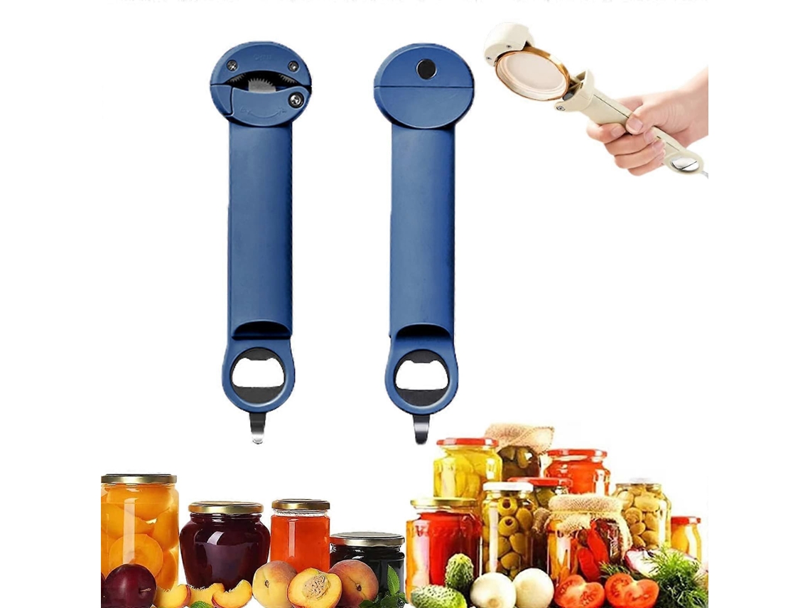 Abrelatas retráctil multifuncional, abrelatas ajustable multifuncional, abrazadera para tapa, Nostalgia88