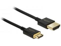 Cable HDMI DELOCK (HDMI - HDMI - 3 m - Negro)