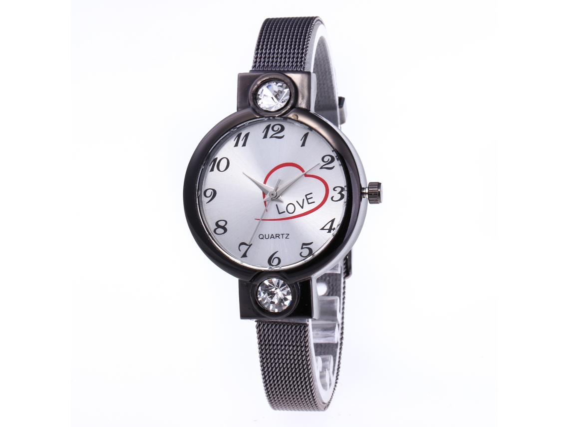 Reloj De Pulsera De Cuarzo Informal Para Mujer Con Esfera De Mariposa Y Correa De Piel Sintética (rosa)