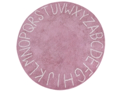 Alfombra para niños BELIANI Vurgun de Algodón Rosa 120x120