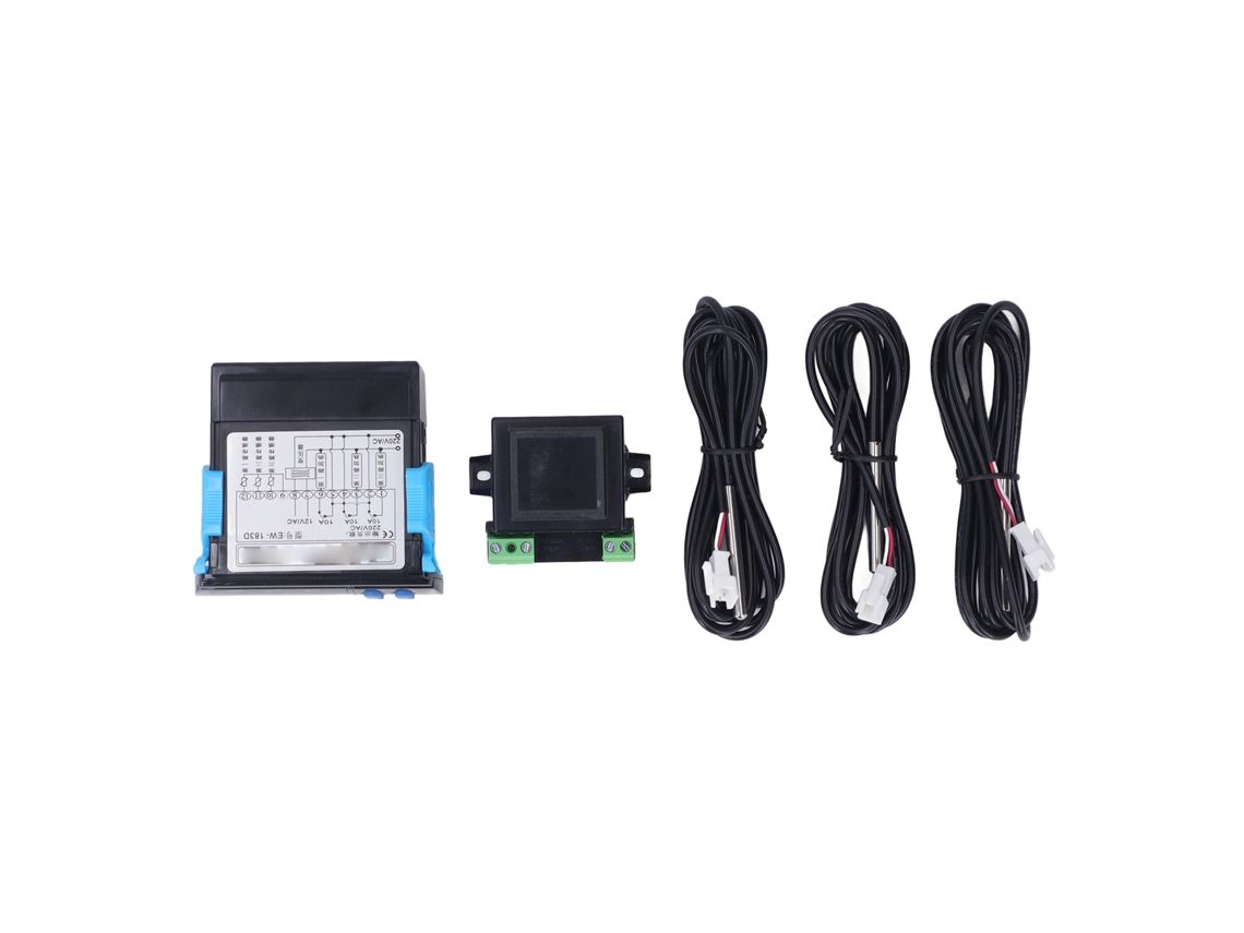 Kit controlador de temperatura, termostato con 3 salidas y relé de calefacción para impresora/cámara fotográfica, CA 220 V.